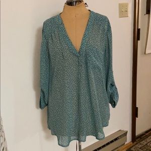 Maurices XXL sheer green top